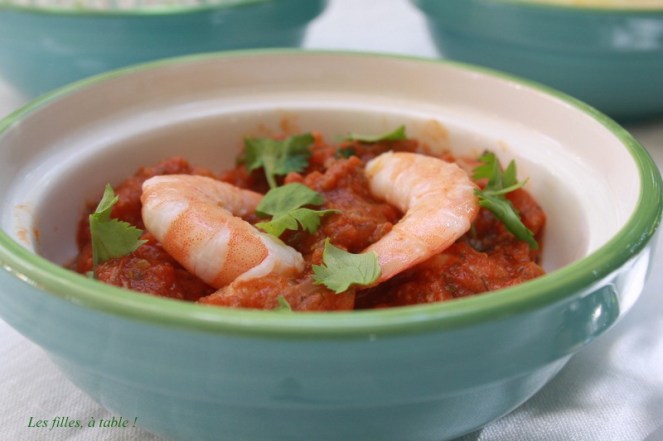 tajine crevettes chermoula