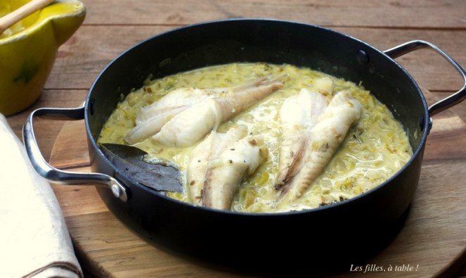 bourride, lotte, les filles à table