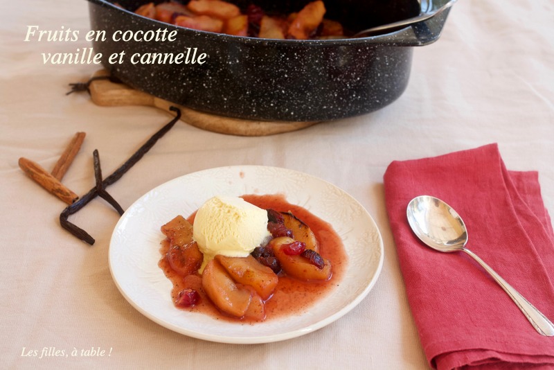 cocotte, warmcook, pommes, poires, les filles à table