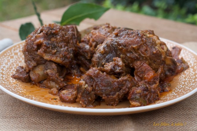 queue de boeuf, ragoût, les filles à table