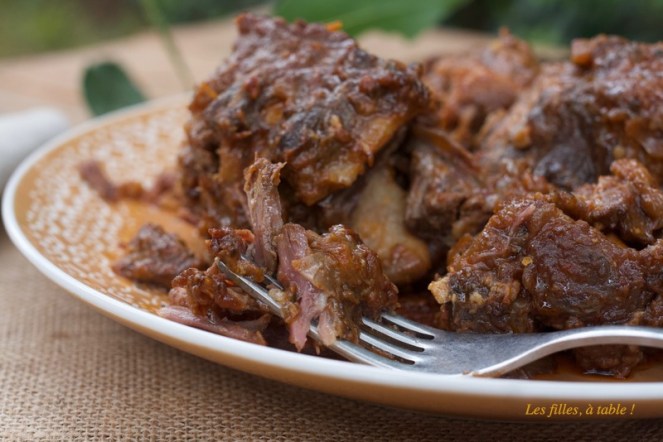 queue de boeuf, ragoût, les filles à table