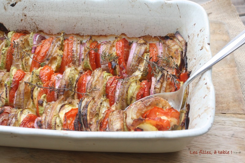 tian, scamorza, les filles à table