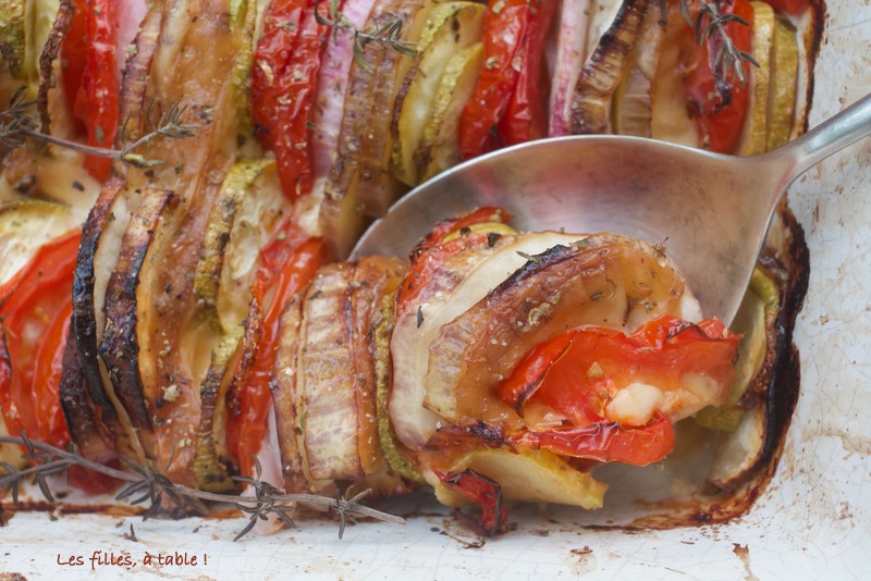 tian, scamorza, les filles à table