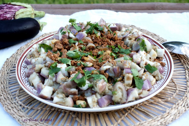 porc, aubergines, Ottolenghi, Les filles à table