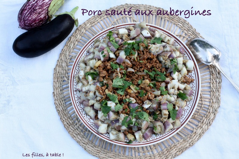 porc, aubergines, Ottolenghi, Les filles à table