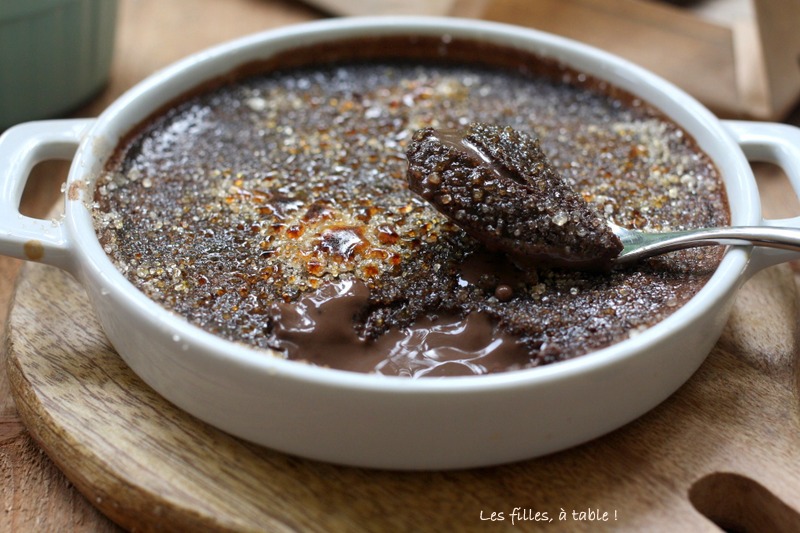 Crème brûlée au chocolat