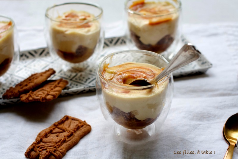 Tiramisu pommes poires caramel