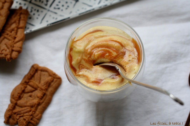 Tiramisu pommes poires caramel