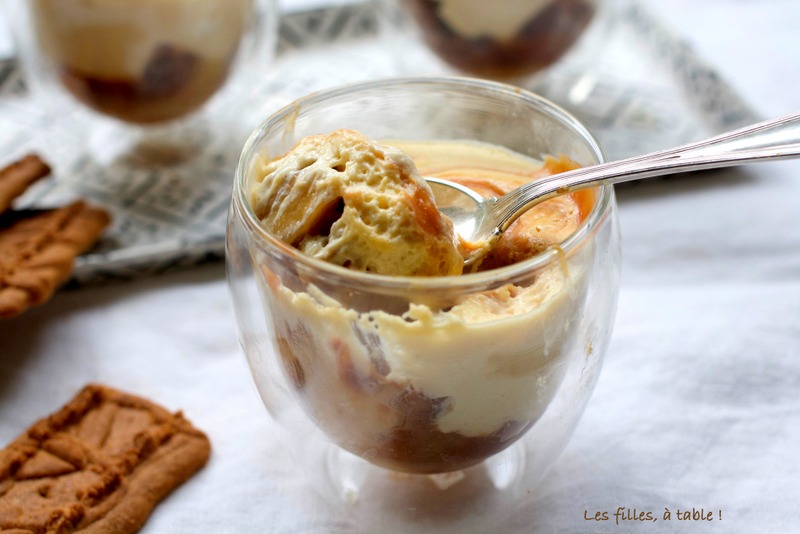 Tiramisu pommes poires caramel