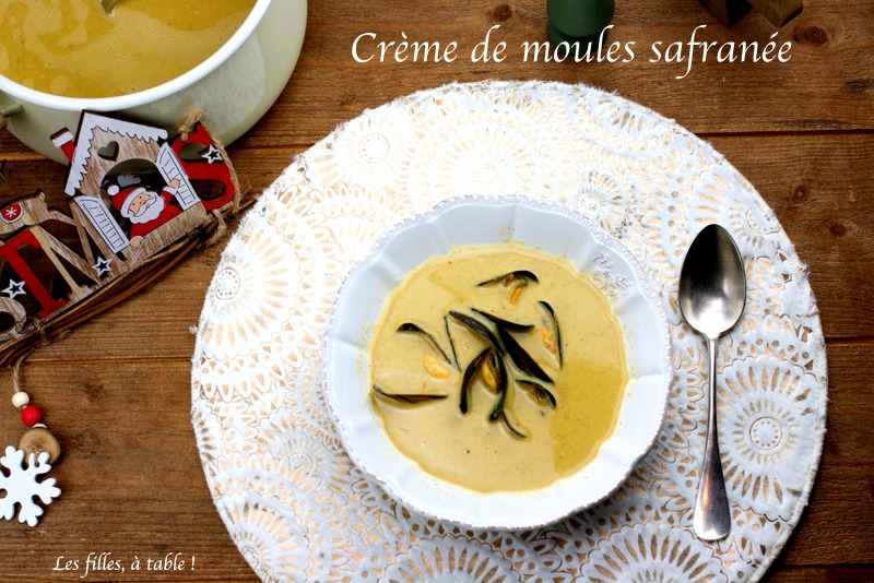 Velouté de moules safrané