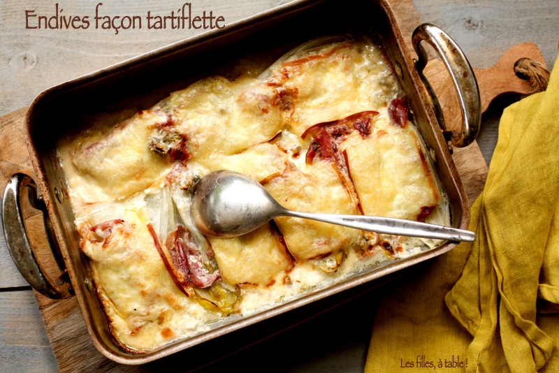 Endives façon tartiflette