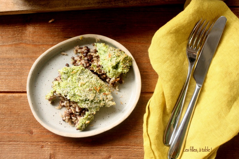 Parmentier de lentilles et brocoli