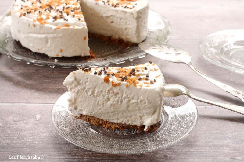 Gâteau nuage glacé à la banane