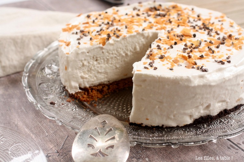 Gâteau nuage glacé à la banane