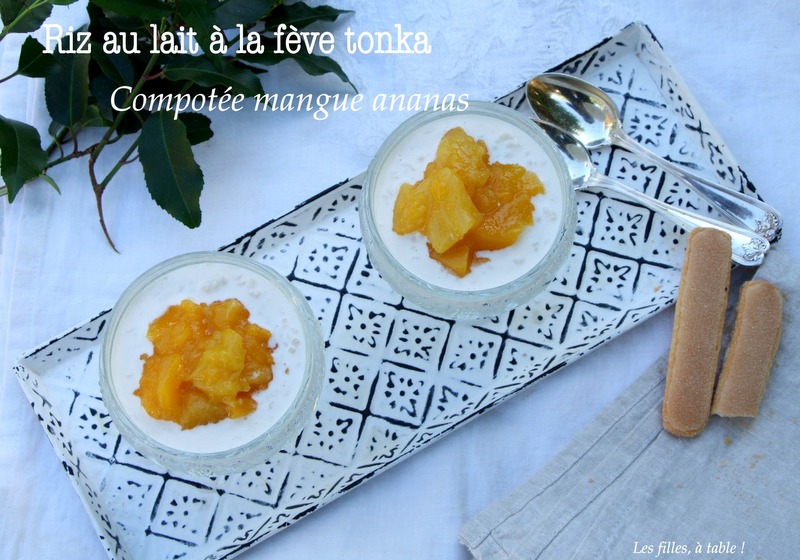 Riz au lait à la fève tonka (façon Hélène Darroze)