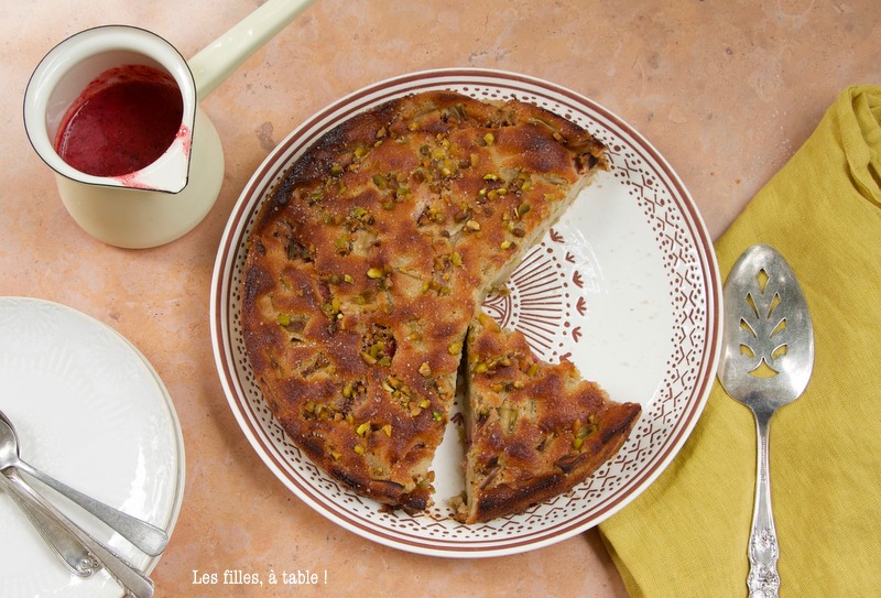 Fondant fraises rhubarbe