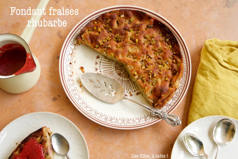 Fondant fraises rhubarbe