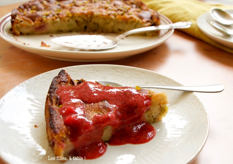 Fondant fraises rhubarbe