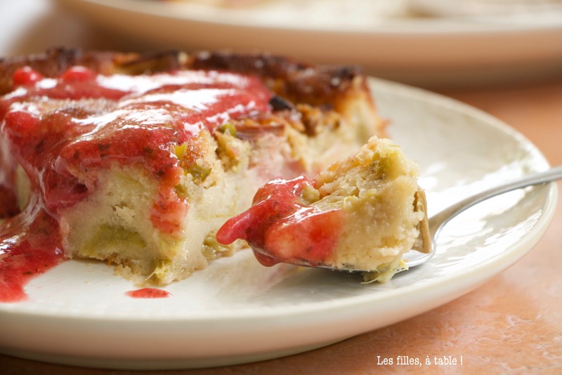 Fondant fraises rhubarbe