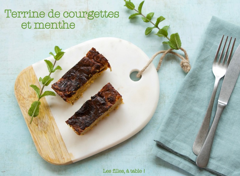 terrine de courgettes et menthe