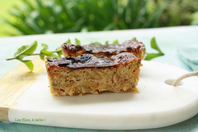 terrine de courgettes et menthe
