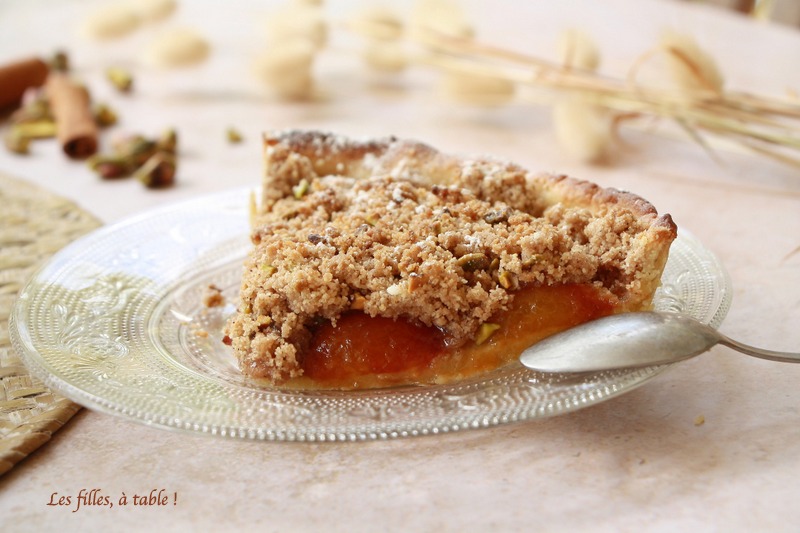 Tarte crumble aux prunes d'ente