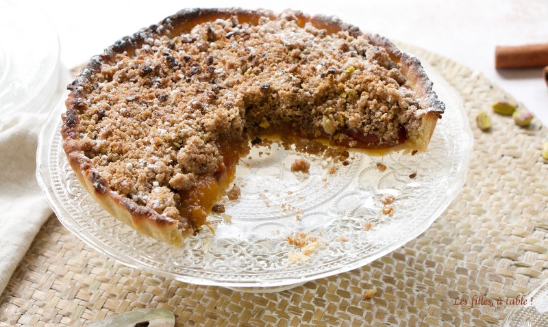 Tarte crumble aux prunes d'ente