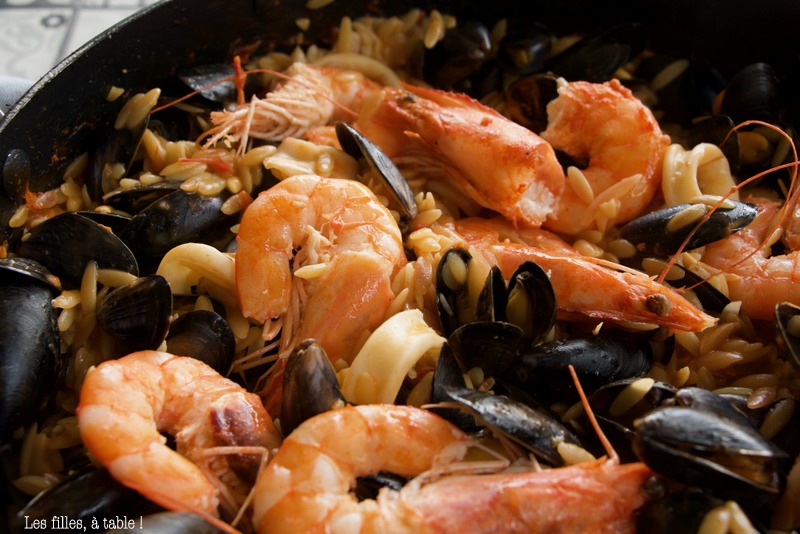 Kritharaki aux fruits de mer