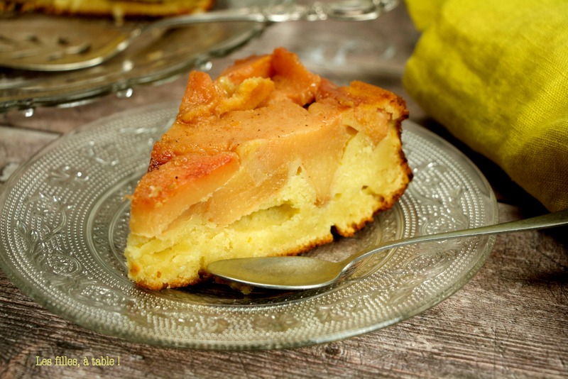 Gâteau renversé aux coings