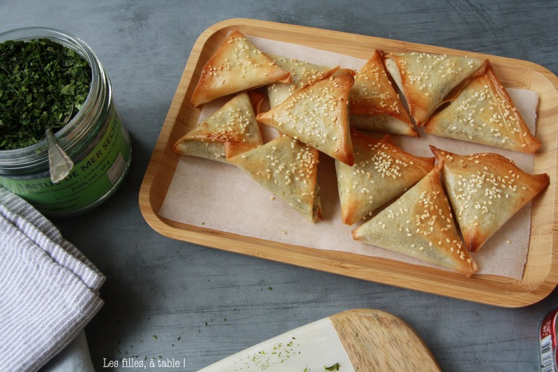 Briouates aux sardines et aux algues
