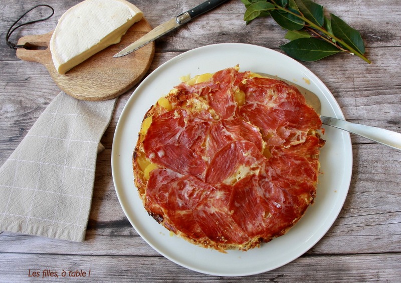 Quiche renversée aux pommes de terre et reblochon