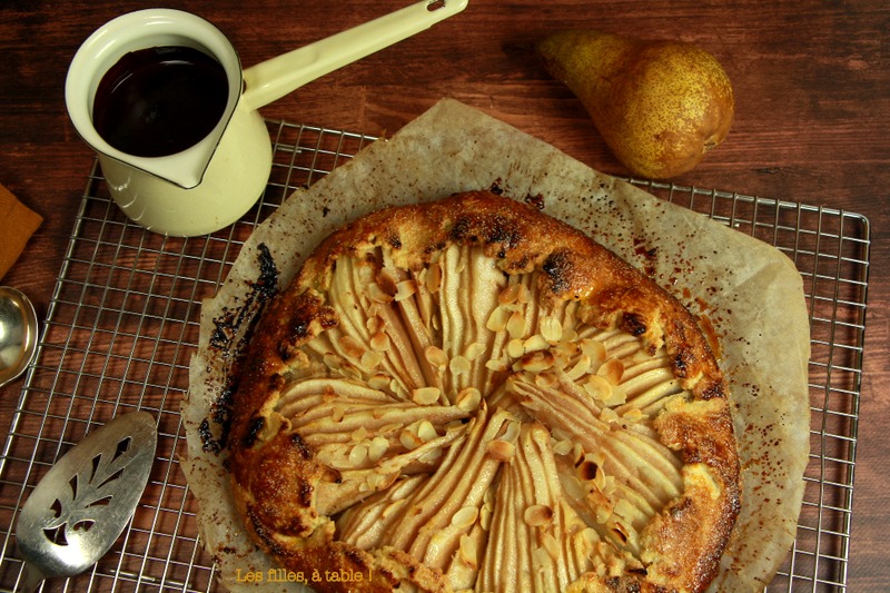 Tarte rustique aux poires et fève tonka