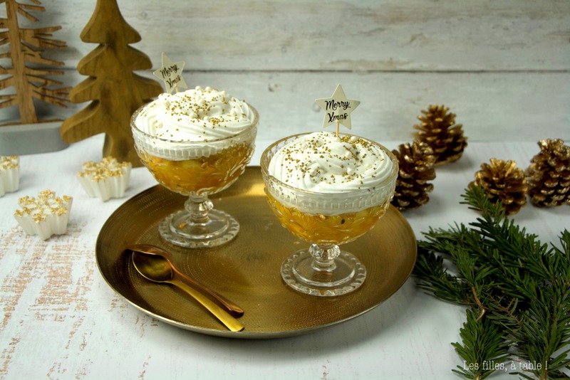 Coupe ananas mangue coco