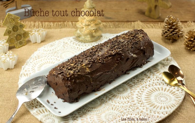 Bûche tout chocolat