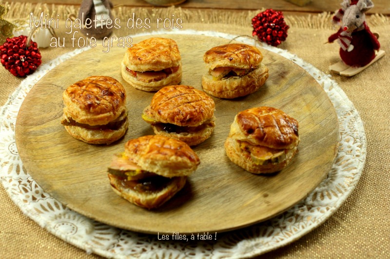 Mini-galettes des rois au foie gras