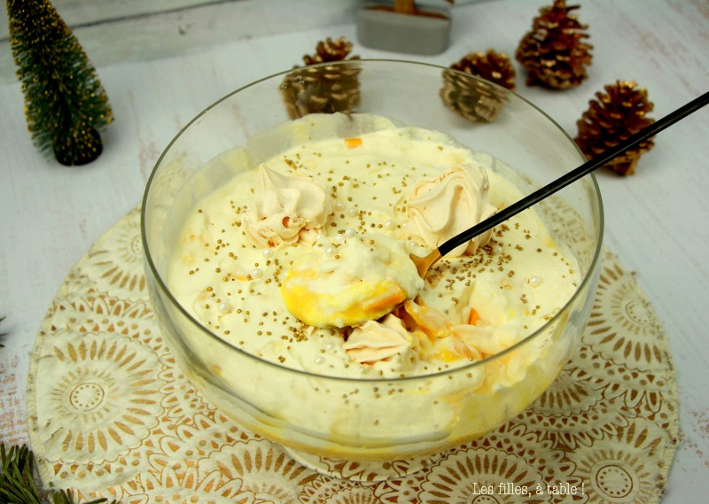 Eton mess à la mangue et aux fruits de la passion