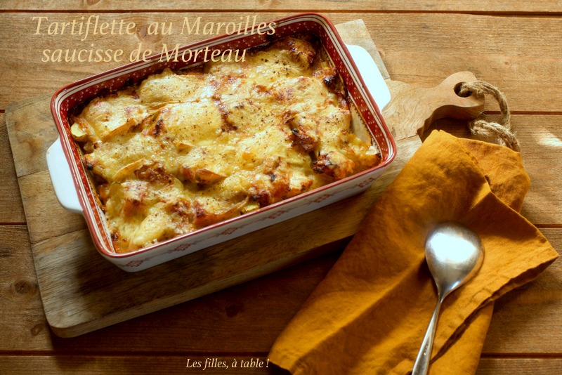 Tartiflette au Maroilles et saucisse de Morteau