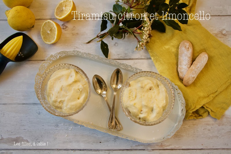 Tiramisu au citron et limoncello