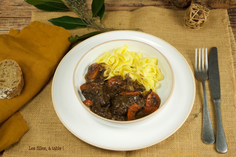 Bourguignon de joues de porc