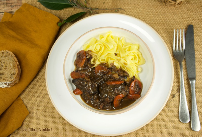 Bourguignon de joues de porc