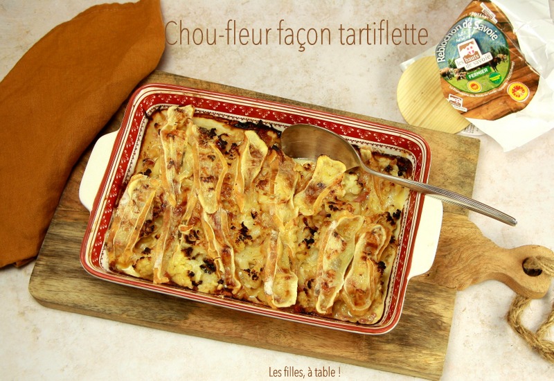 Chou-fleur façon tartiflette