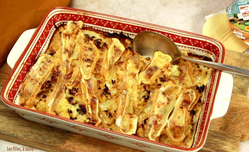 Chou-fleur façon tartiflette