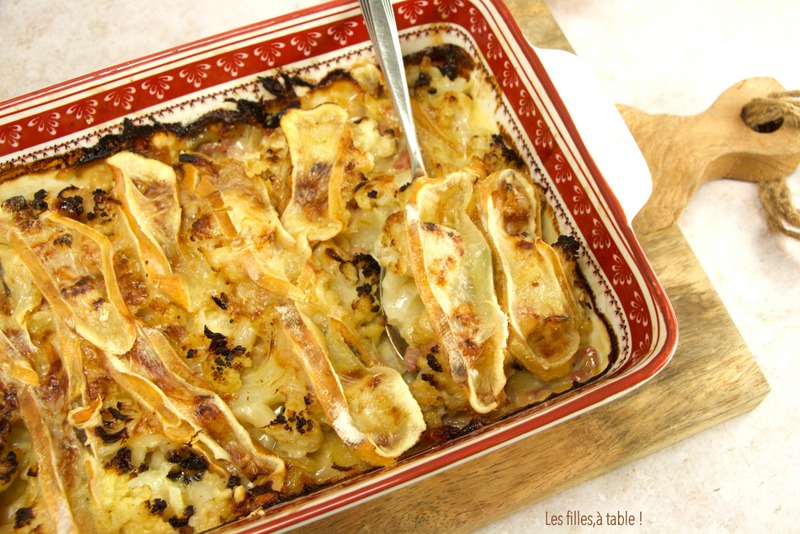 Chou-fleur façon tartiflette