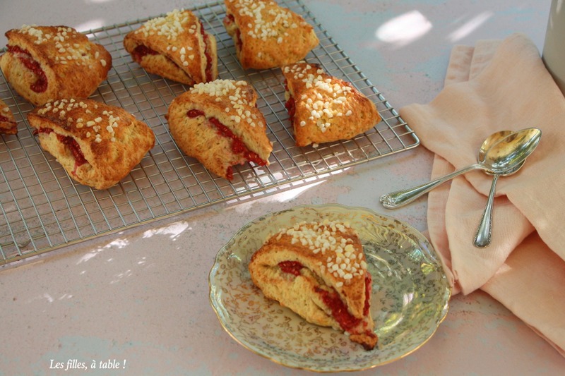 Scones framboises citron vert