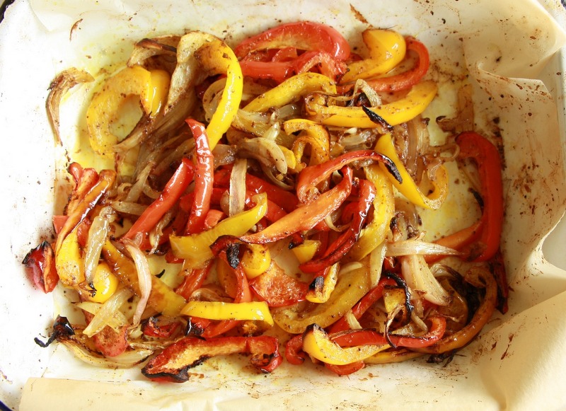 Tartes fines aux poivrons et chèvre