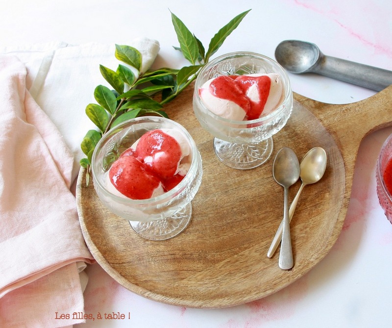 Glace à la fraise