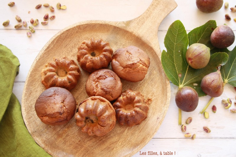 Muffins aux figues et pistaches