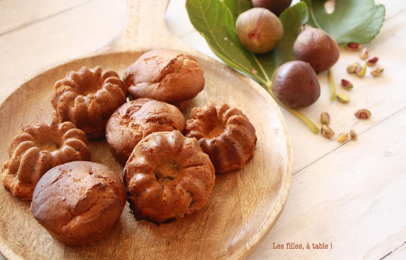 Muffins aux figues et pistaches