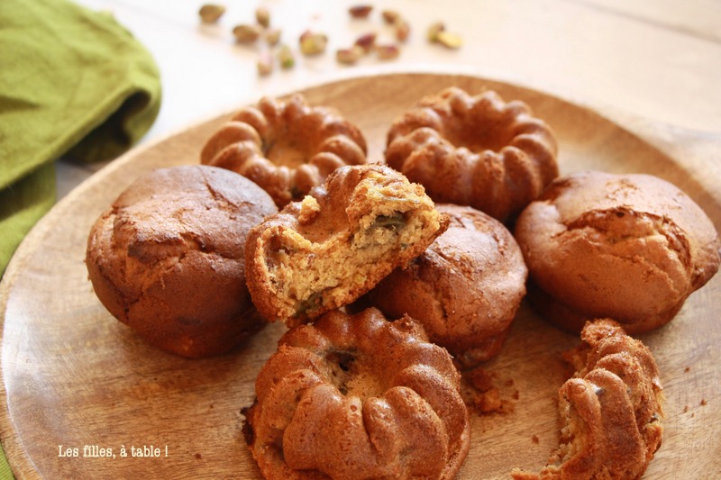 Muffins aux figues et pistaches