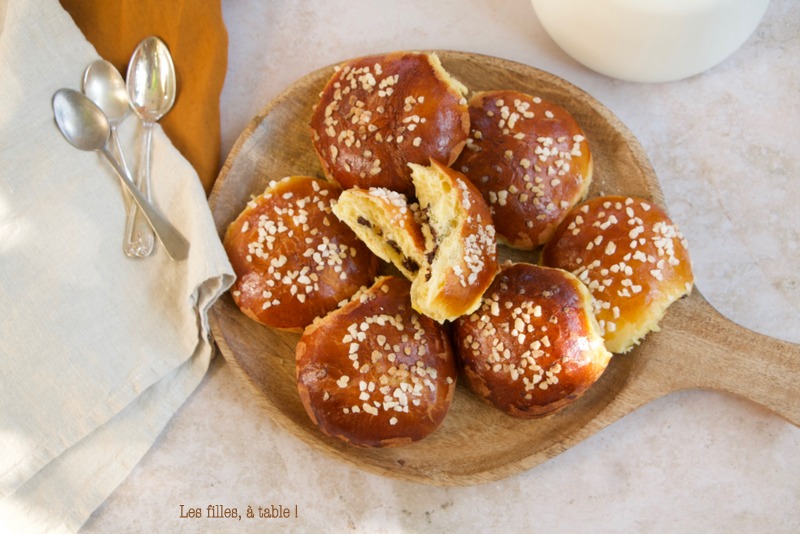 Briochettes aux pépites de chocolat